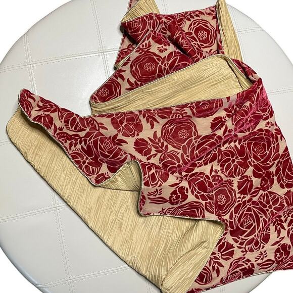 Lindsay Moremen Designer Rose Gold Wrap Shawl Scarf - Picture 7 of 11